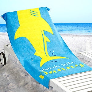 Shark Life Personalized 30x60 Beach Towel