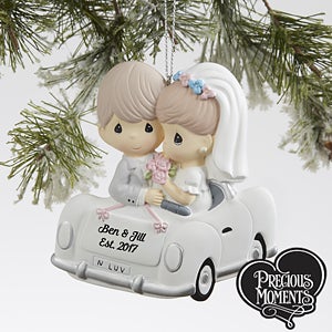 Wedding Car Precious Moments® Personalized Ornament