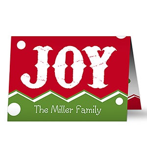 Jolly Jester Personalized Christmas Cards