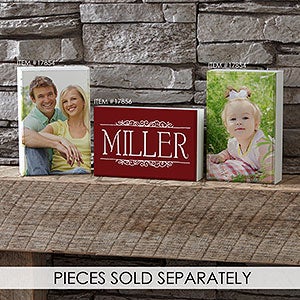 Personalized Decorative Name Rectangle Shelf Blocks- 4.5 x 7