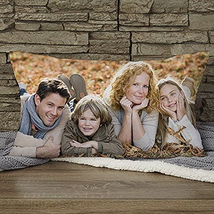 Custom Photo Lumbar Pillow