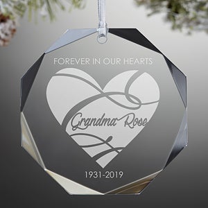 Engraved Memorial Premium Octagon Ornament