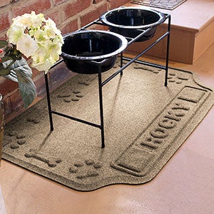 AquaShield Personalized Dog Mat - Canine Cuisine