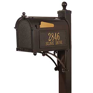 Personalized Custom Mailbox - Bronze - For The Home