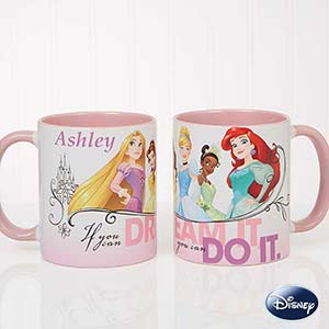 Disney® Princess Personalized Coffee Mug 11oz.- Pink