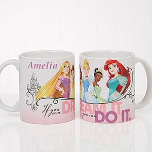 Disney Princess Personalized 11 oz White Coffee Mug