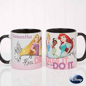 Disney® Princess Personalized Coffee Mug 11oz.- Black