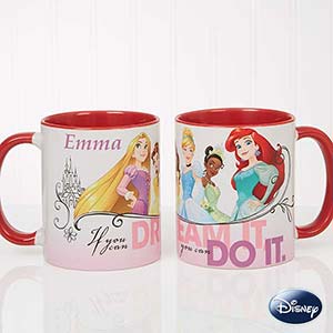 Disney® Princess Personalized Coffee Mug 11oz.- Red