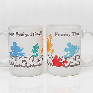 Mickey Mouse Personalized Coffee Mug - 15oz White