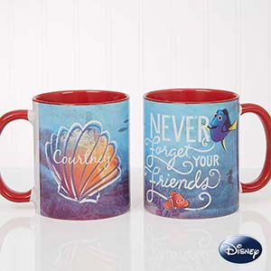 Disney® Finding Dory Seashell Personalized Coffee Mug 11oz.- Red