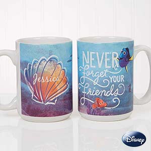 Disney® Finding Dory Seashell Personalized Coffee Mug 15 oz.- White