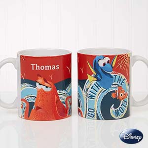 Disney® Finding Dory Go With The Flow Personalized Coffee Mug 11 oz.- White