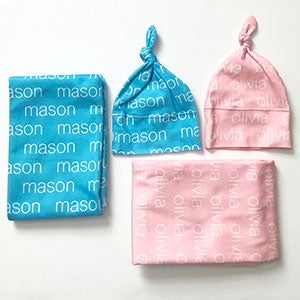 personalized baby swaddle blankets