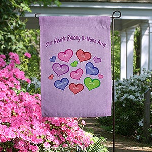 My Heart Belongs To Personalized Garden Flag