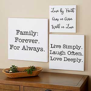 Home Expressions Personalized Canvas Print- 8x8