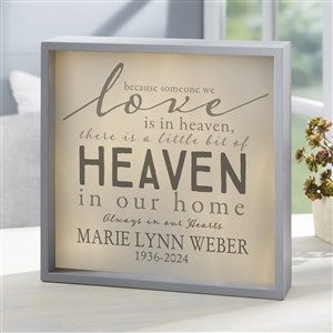 Heaven In Our Home 10x10 Custom LED Light Shadow Box