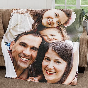 Picture Perfect Personalized 50x60 Fleece Photo Blanket