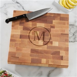 Personalized Classic 12x12 Butcher Block Cutting Board