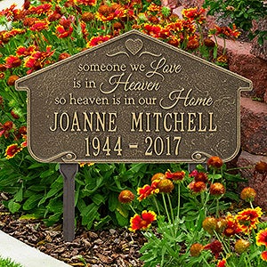 Personalized Memorial Plaques - Heavenly Home