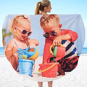 Round Beach Towels - Add Any Photo