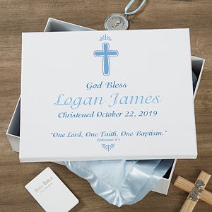 Personalized Baptism Keepsake Box