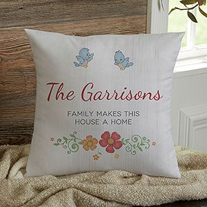 Precious Moments Floral 14 Personalized Pillow