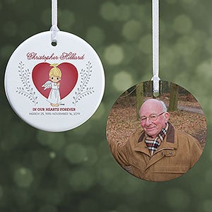 Precious Moments Memorial Christmas Photo Ornament