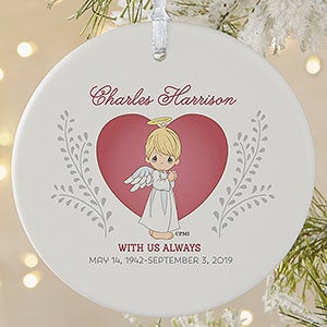 Personalized Precious Moments Memorial Chistmas Ornament