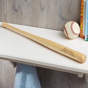 Personalized Mini Baseball Bats - New Baby