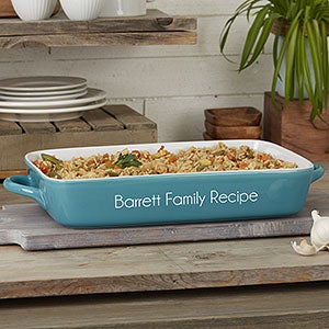 Personalized Casserole Baking Dish