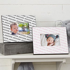 Personalized Baby Frame - Repeating Baby Name