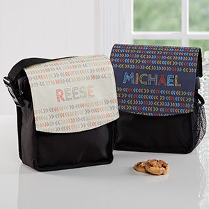 Personalized Lunch Bags - Stencil Name