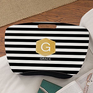 Personalized Lap Desk - Modern Stripe