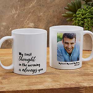 Loving Memory Memorial Personalized Photo Coffee Mug 11 oz.- White