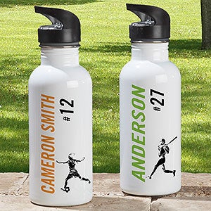 Personalized Multi Sport Water Bottle, Multiple Sports Water Bottle for  High School Athlete Player, Teen Boy Girl Birthday Gift Idea 
