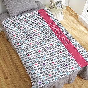 Colorful Geometric Pattern Personalized 50x60 Sweatshirt blanket