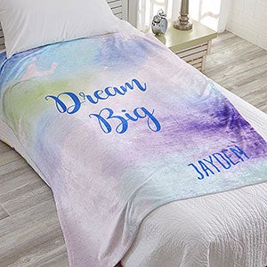 Watercolor 60x80 Personalized Fleece Blanket