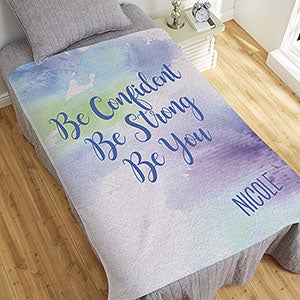 Watercolor Inspiration Personalized 50x60 Sweatshirt Blanket