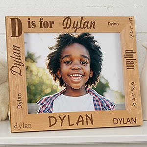 Personalized Kids 8x10 Picture Frames - Alphabet Name