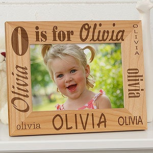 Personalized Alphabet Photo Frame for Kids - 5x7