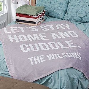 Home Expressions Personalized 50x60 Fleece Blanket