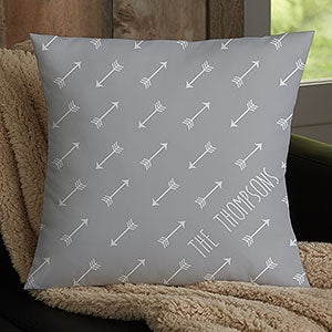 Arrows 18 Personalized Throw Pillow