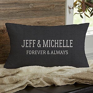 Established Personalized Lumbar Throw Pillow