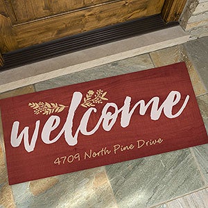 Cozy Home Personalized Oversized Doormat- 24x48