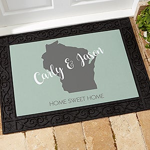 State Pride 18x27 Personalized Doormat