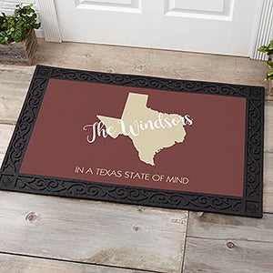 State Pride 20x35 Personalized Doormats