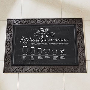 Kitchen Conversions Personalized Doormat-18x27