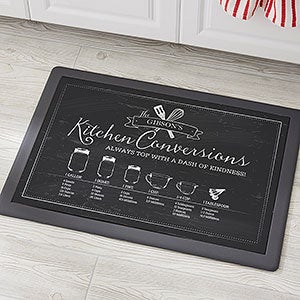 Personalized Doormat 18x27 - Kitchen Conversion Chart