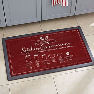 Personalized Doormat 20x35 - Kitchen Conversion Chart