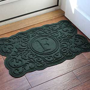 Gallifrey Monogram Personalized AquaShield? Molded Doormat